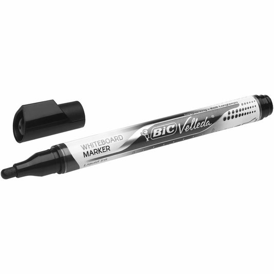 Rotulador Bic Velleda Negro (12 Piezas)  Comprati.