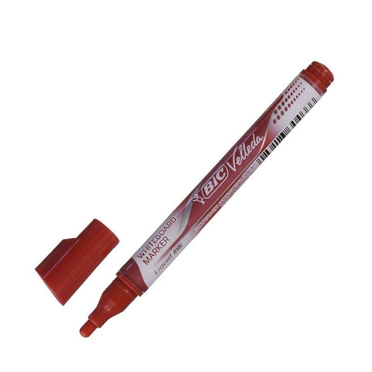 Rotuladores de tiza líquida Bic Pocket Redonda Rojo (12 Piezas)  Comprati.