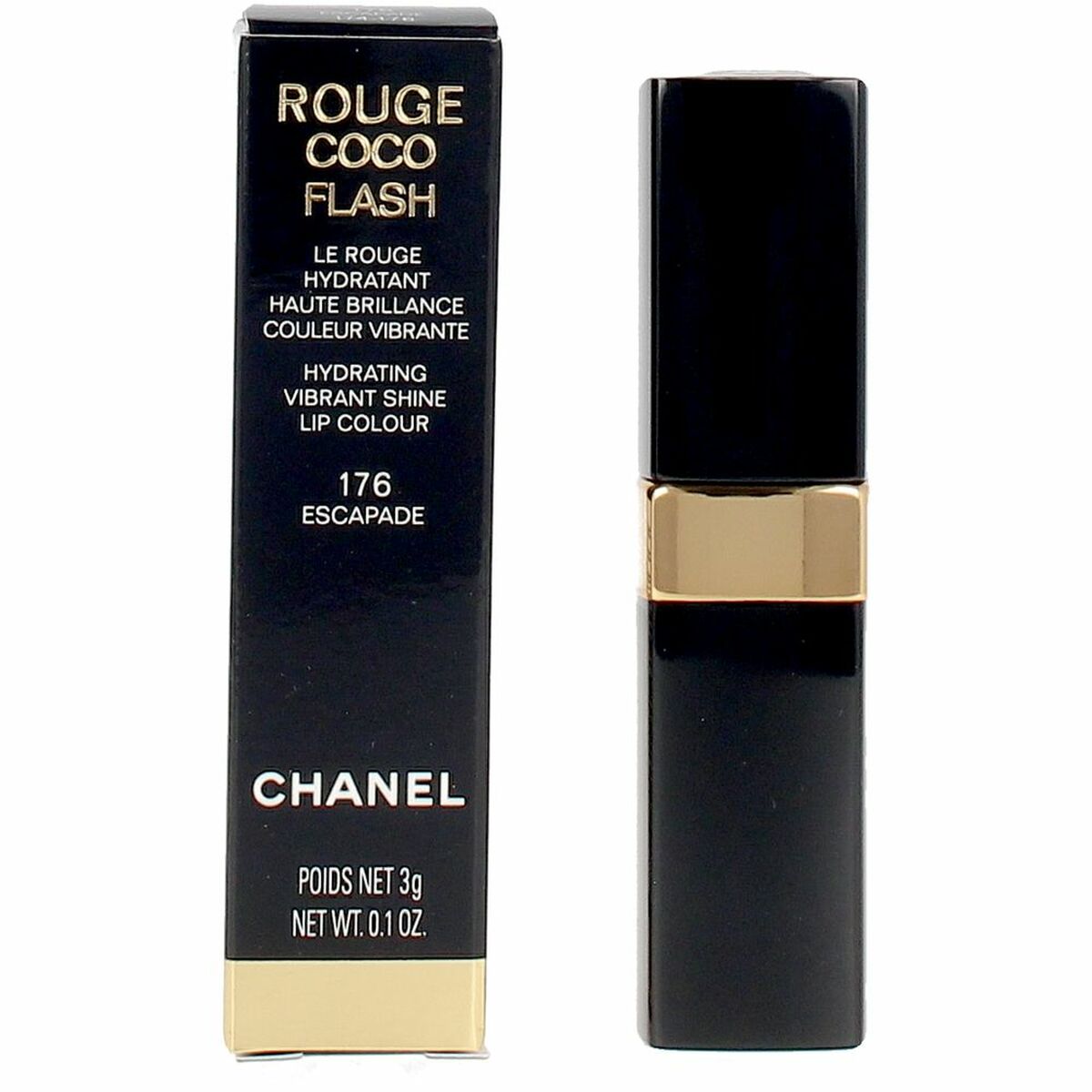 Barra de labios Chanel Rouge Coco Flash Nº 176 Escapade 3 g  Comprati.