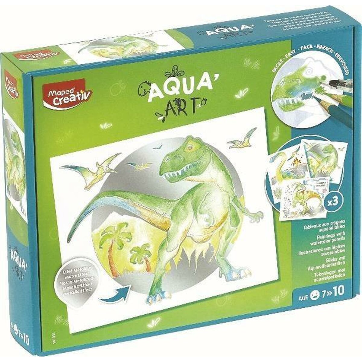 Dibujos para pintar Maped Aqua Art  Comprati.