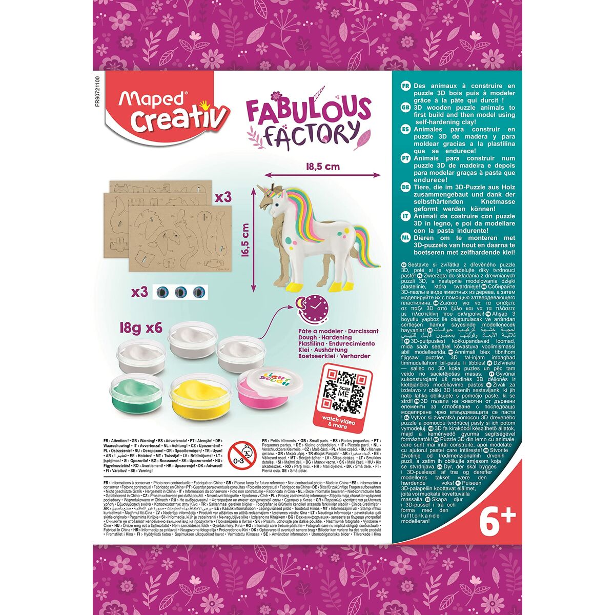 Juego de Manualidades Maped Fabulous Factory Unicornio  Comprati.