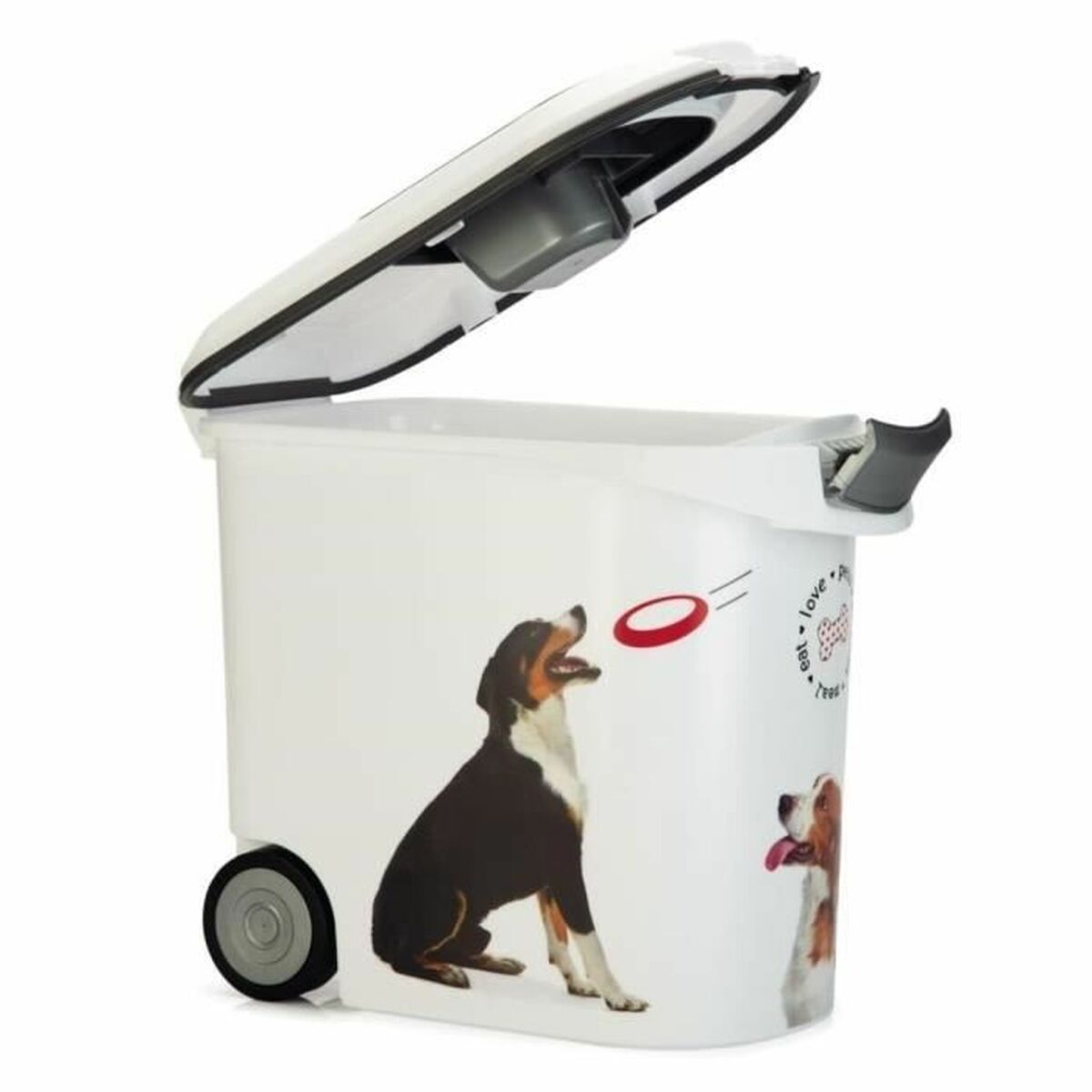 Bote de comida para mascotas Curver Blanco 12 kg  Comprati.