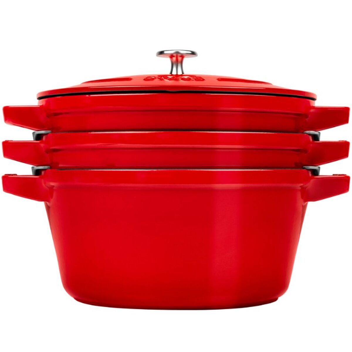 Bandeja para Horno Zwilling La Cocotte Rojo Hierro Fundido Ø 24 cm (3 Unidades)  Comprati.