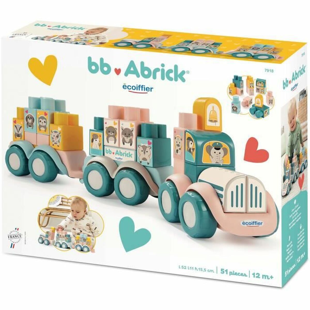 Playset Ecoiffier Train A Construre  Comprati.