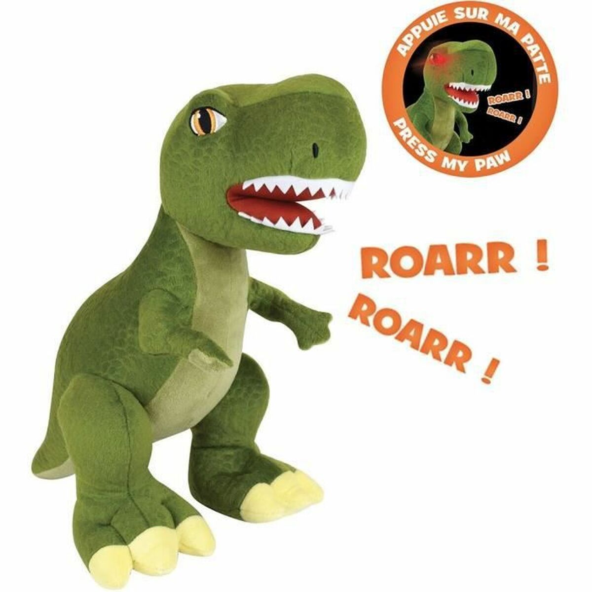 Peluche Jemini Dinosaurio Luz LED con sonido  Comprati.