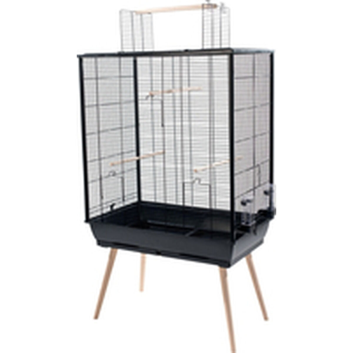 Jaula para Pájaros Zolux Jili Neo Cage XL Negro 81 x 93 x 48 cm  Comprati.