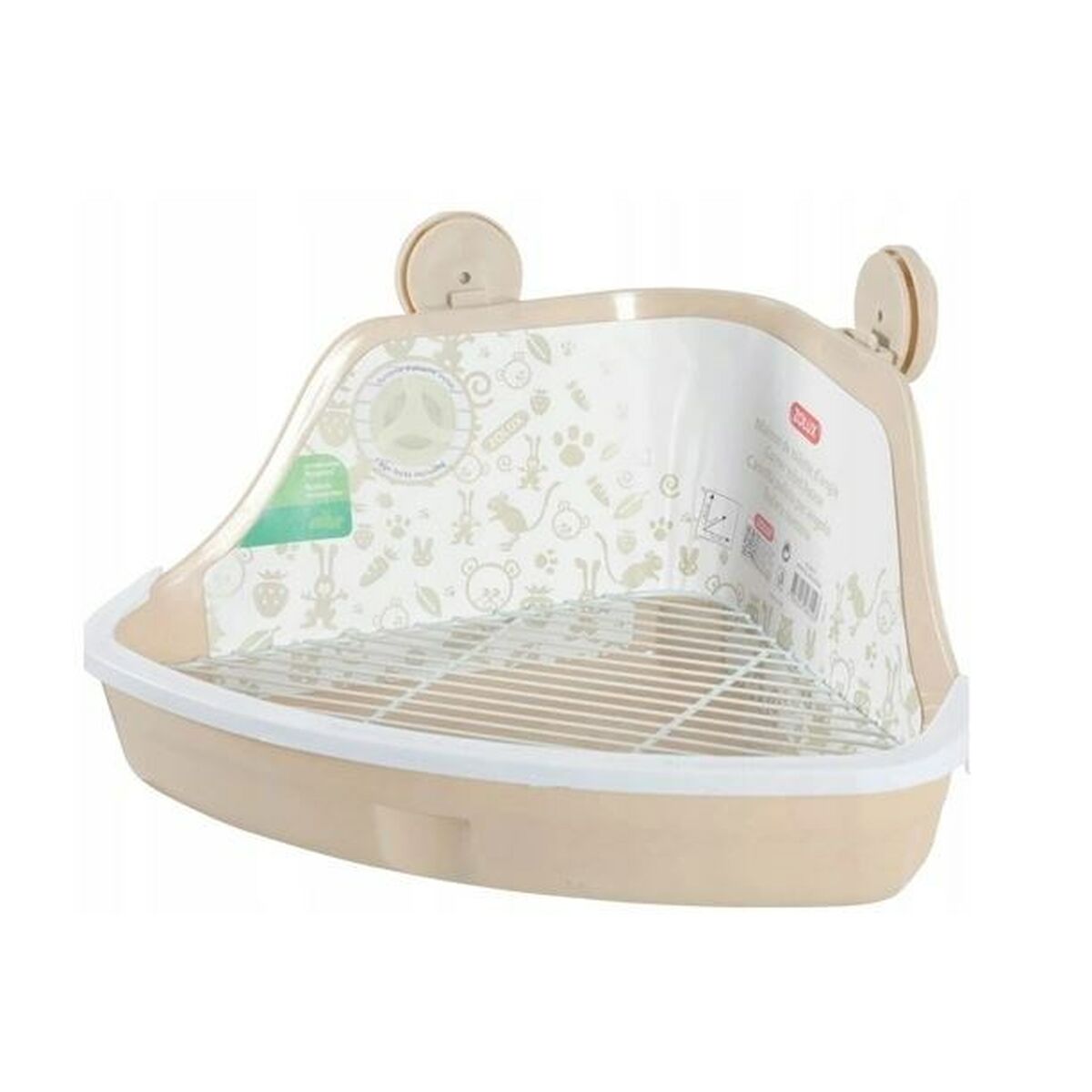 Inodoro Zolux Animales pequeños Beige Multicolor Plástico 32 x 5 x 25 cm  Comprati.