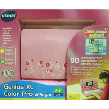 Ordenador portátil Vtech Genius XL Pro FR-EN Juguete Interactivo + 6 Años  Comprati.