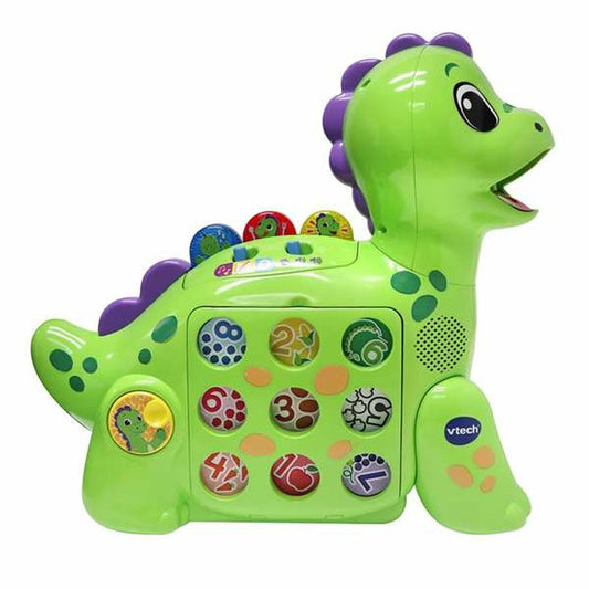 Juguete Interactivo Vtech 35 x 13,3 x 33 cm Verde Dinosaurio Juguete Interactivo Dibujo Magnético Manzana  Comprati.