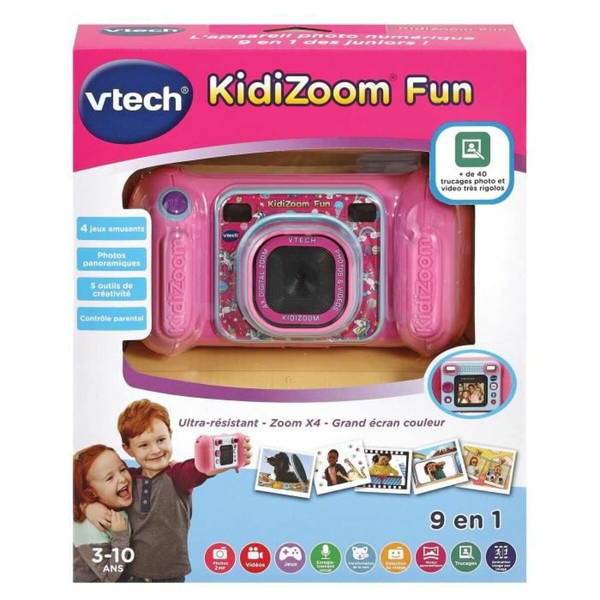 Cámara Digital Infantil Vtech Kidizoom Fun Rosa  Comprati.