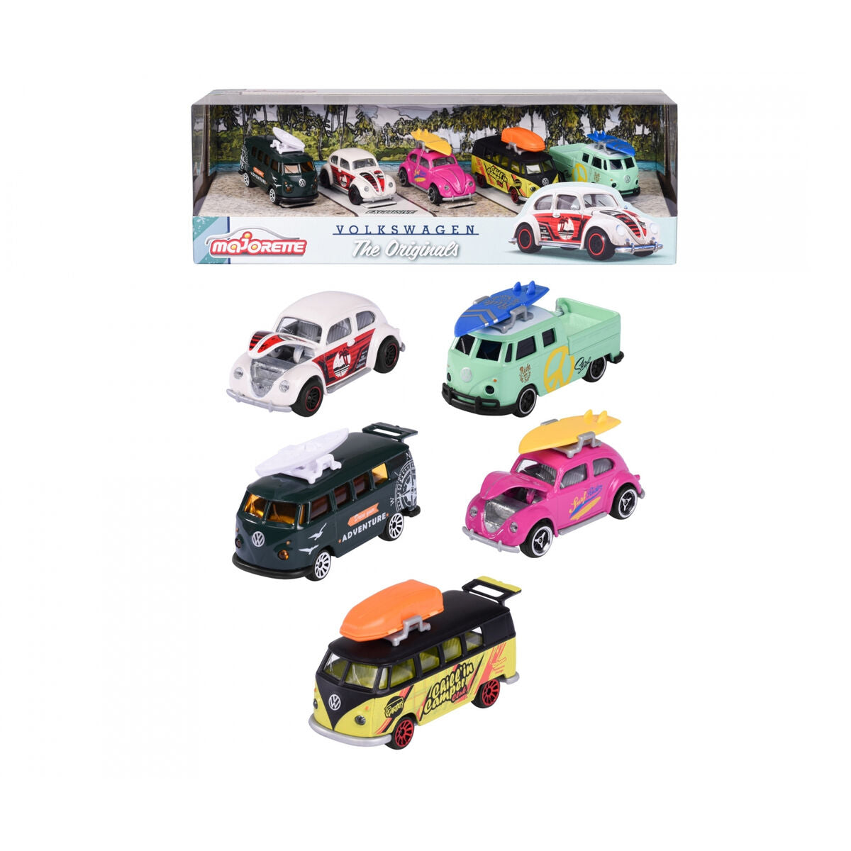 Playset de Vehículos Majorette Volkswagen Originals (5 Piezas)  Comprati.