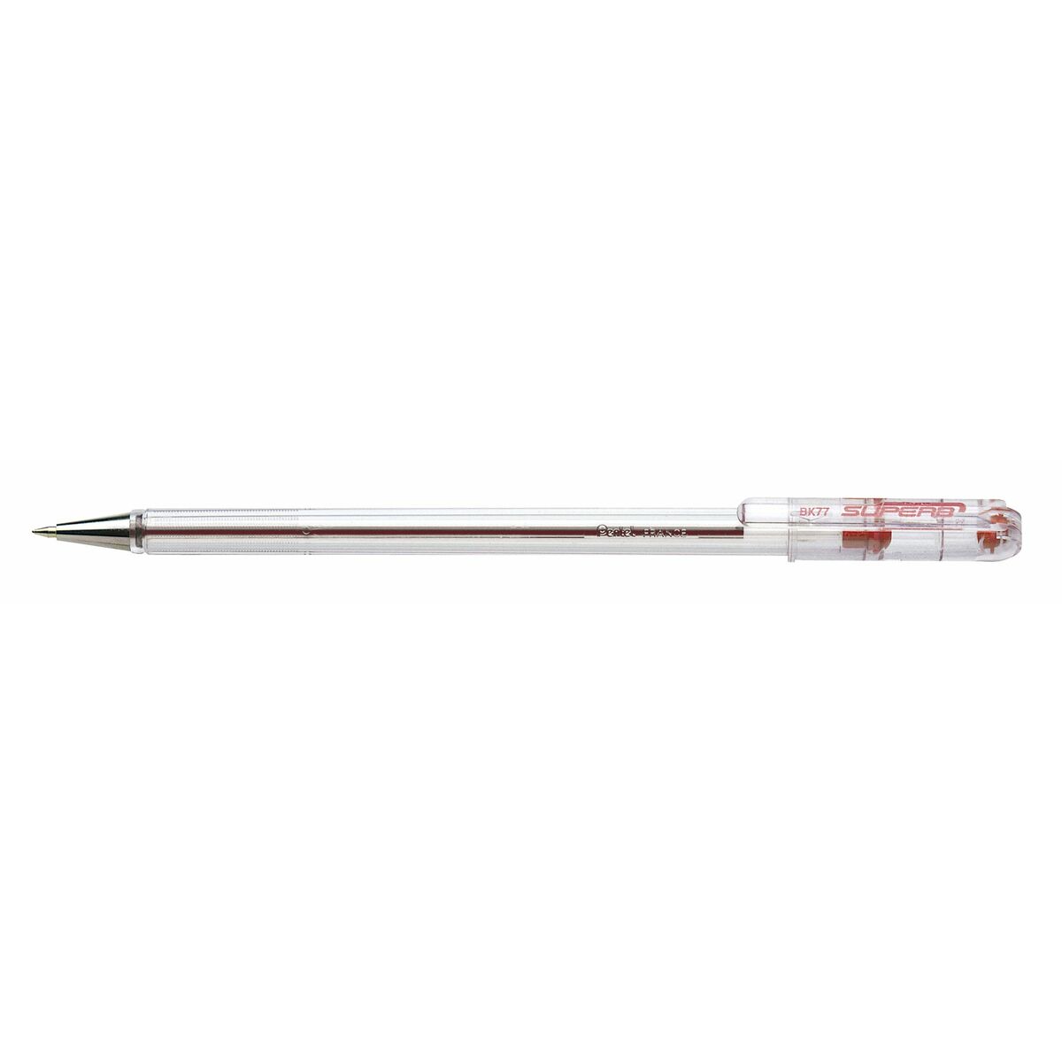 Bolígrafo Pentel Superb Bk77 Rojo 12 Piezas  Comprati.