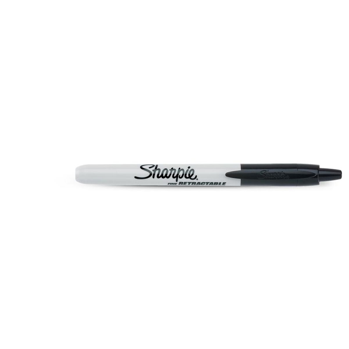 Rotulador permanente Sharpie Fine Retráctil Negro 12 Unidades  Comprati.