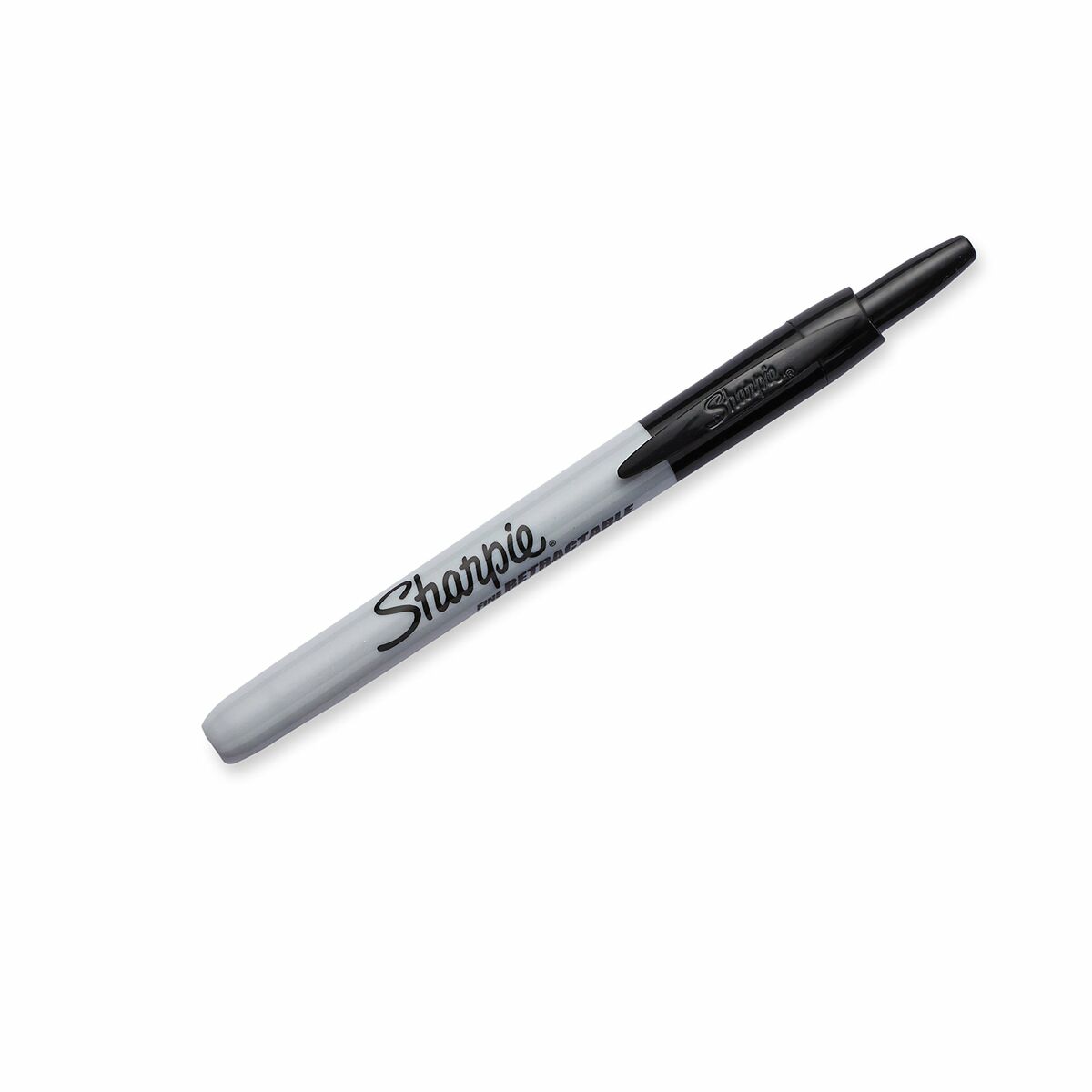 Rotulador permanente Sharpie Fine Retráctil Negro 12 Unidades  Comprati.