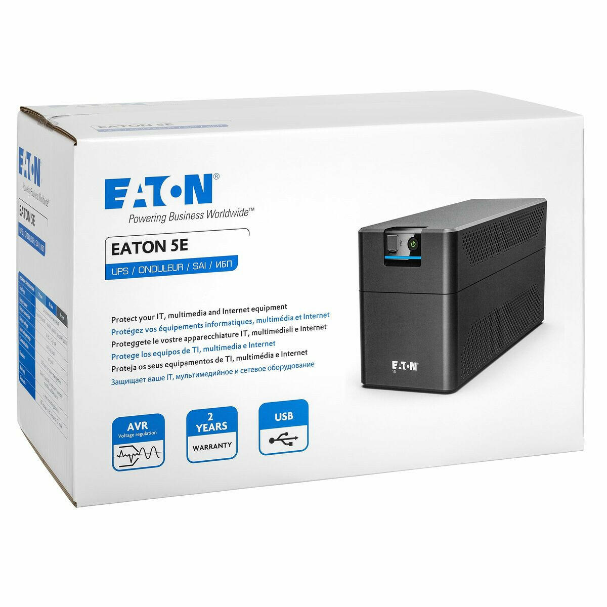 SAI Interactivo Eaton 5E Gen2 900 USB 480 W  Comprati.