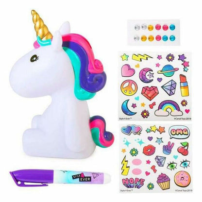 Unicornio Luminoso DIY Unicorn Canal Toys OFG 106 Blanco Aluminio Plástico  Comprati.