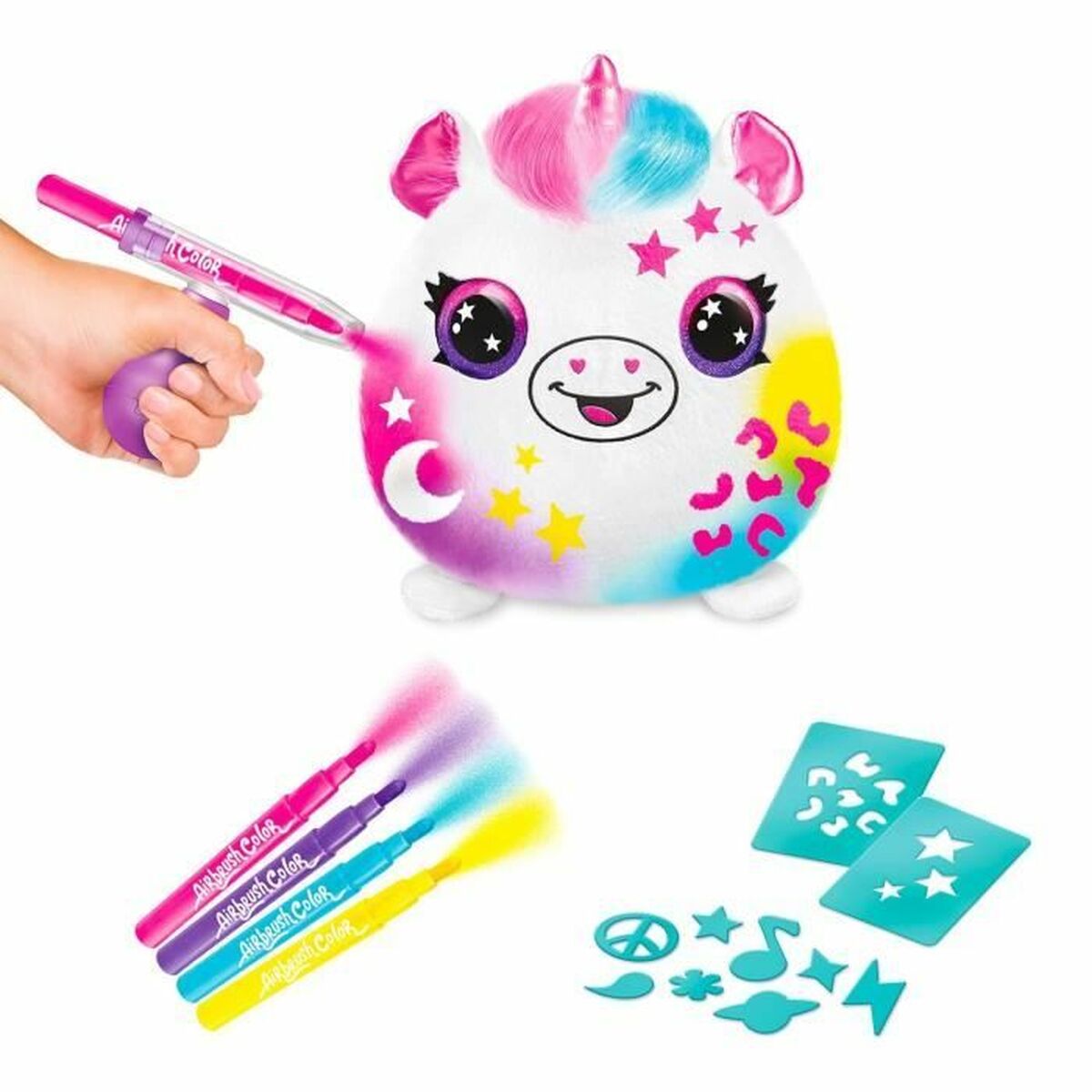 Juego de Manualidades Canal Toys Airbrush Plush Barrel Plush Squishy Multicolor  Comprati.