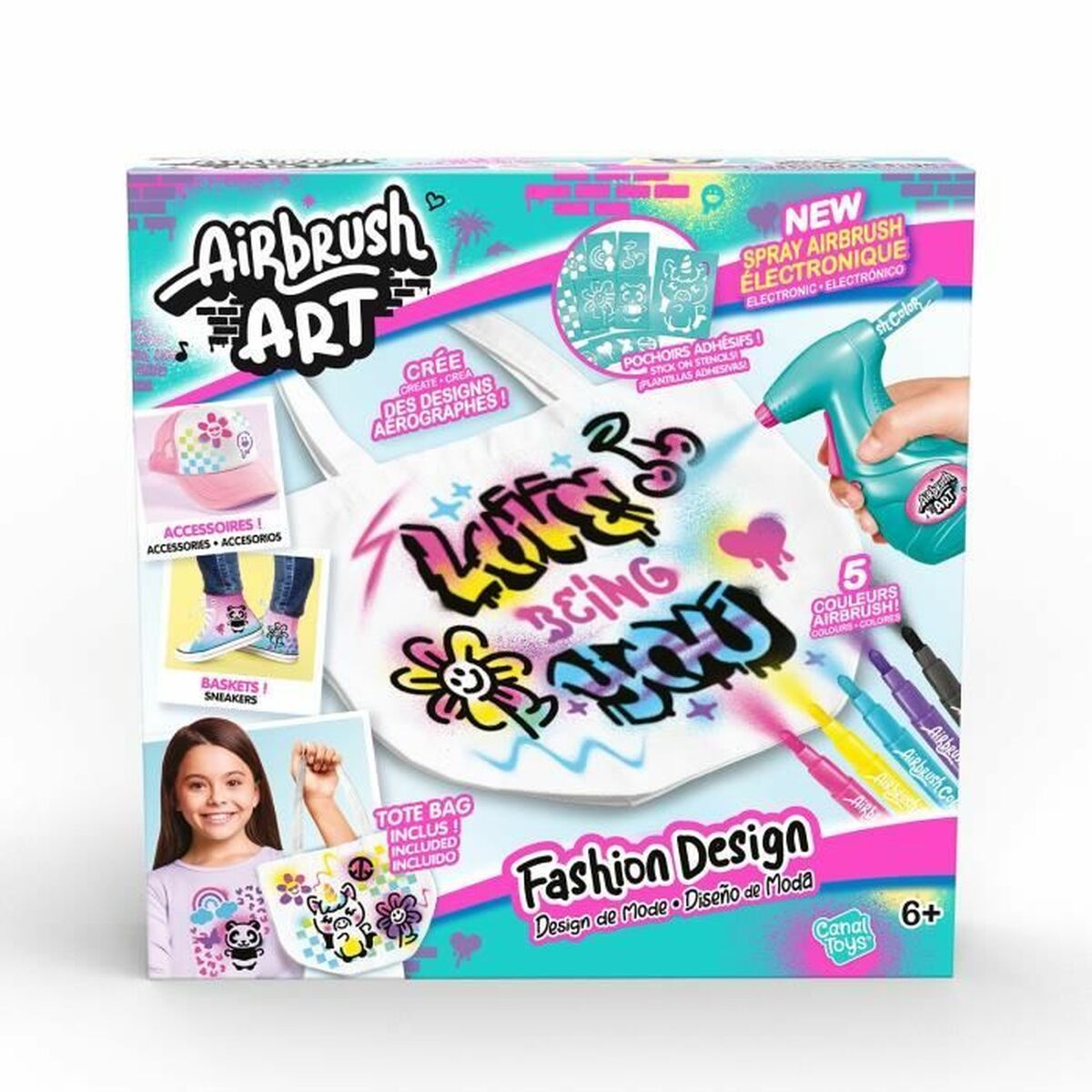 Set de Escritura Canal Toys Airbrush Art  Comprati.