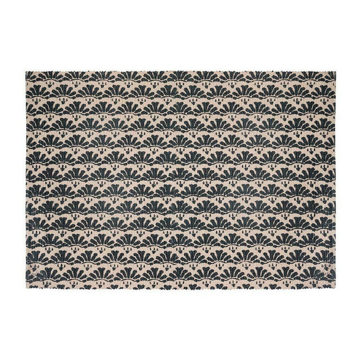 Alfombra Atmosphera Negro Beige Algodón Multicolor 60 x 90 cm  Comprati.