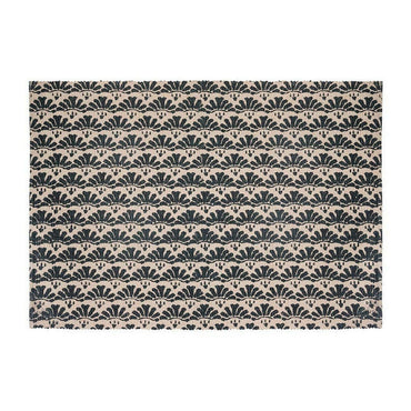 Alfombra Atmosphera Negro Beige Algodón Multicolor 60 x 90 cm  Comprati.