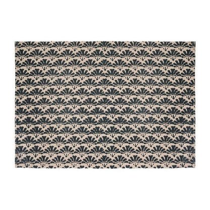 Alfombra Atmosphera Negro Beige Algodón Multicolor 60 x 90 cm  Comprati.