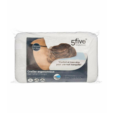 Almohada Tevere 5five Gel Ergonómico Refrescante 50 x 30 x 12 cm  Comprati.