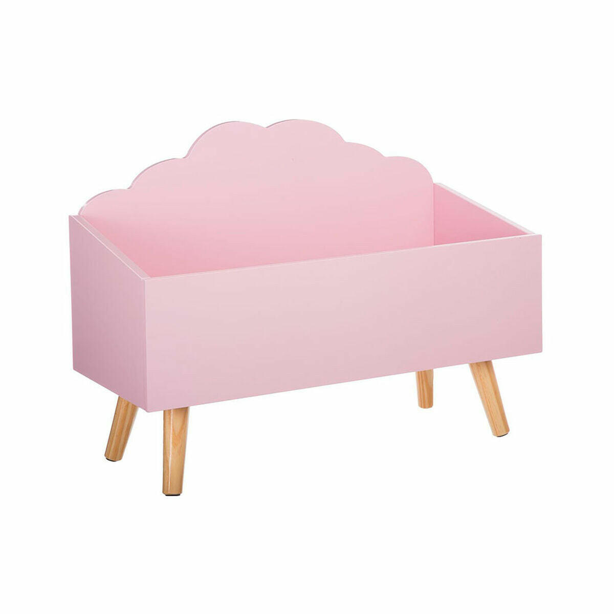 Baúl 5five Nubes Infantil Rosa Madera MDF (58 x 28 x 45,5 cm)  Comprati.