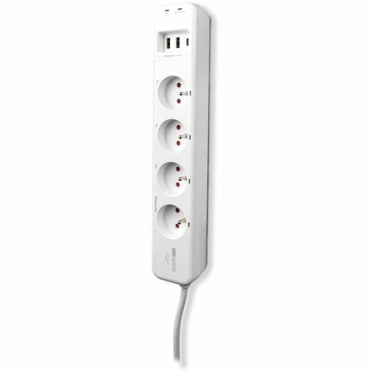 Regleta Enchufes 4 Tomas sin Interruptor SCS SENTINEL SmartPlug 240 V  Comprati.