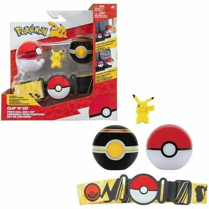 Figuras de Acción Bandai Pokémon Clip belt 'N' Go Pikachu  Comprati.