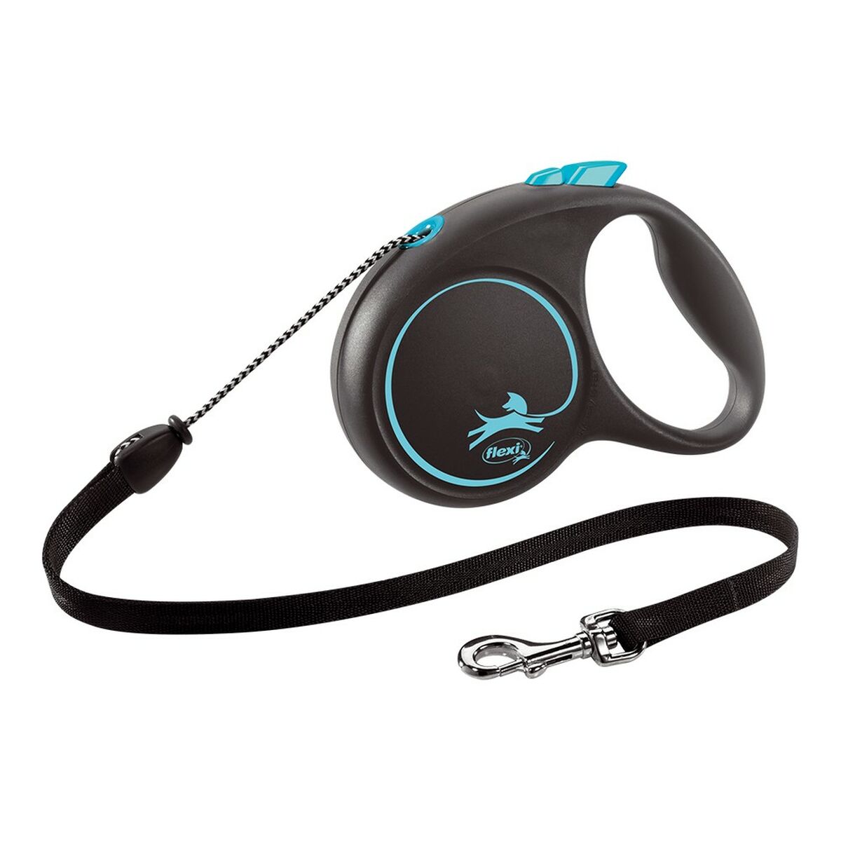 Correa para Perro Flexi BLACK DESIGN 5 m Azul Talla M  Comprati.