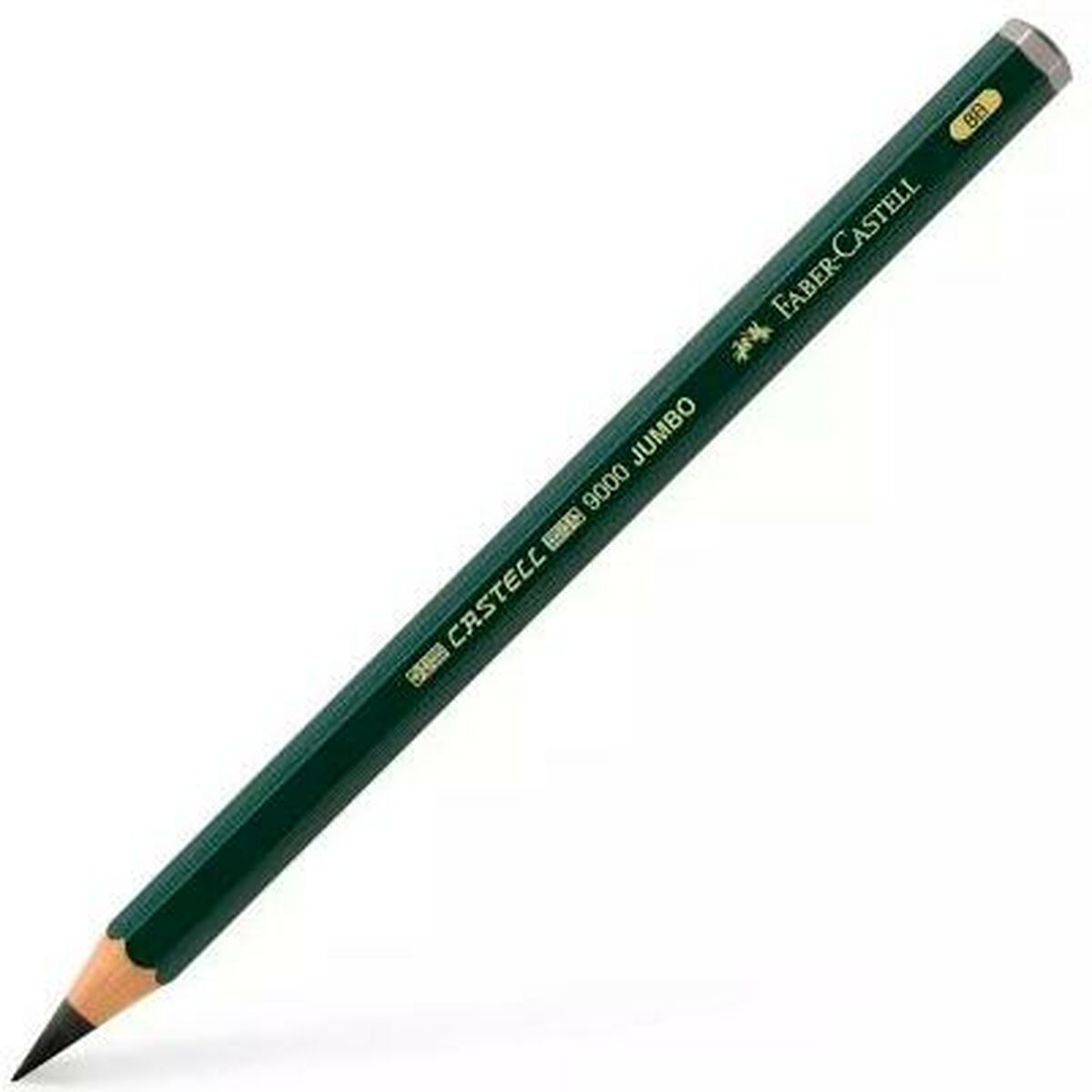 Lápiz Faber-Castell 9000 Jumbo Negro 8B (6 Piezas)  Comprati.