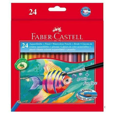 Lápices de Colores Acuarelables Faber-Castell Multicolor 3 Piezas  Comprati.