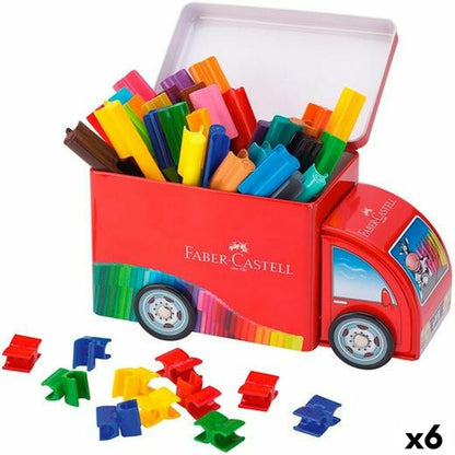 Set de Rotuladores Faber-Castell Connector Estuche metálico Camión Multicolor (6 Piezas)  Comprati.