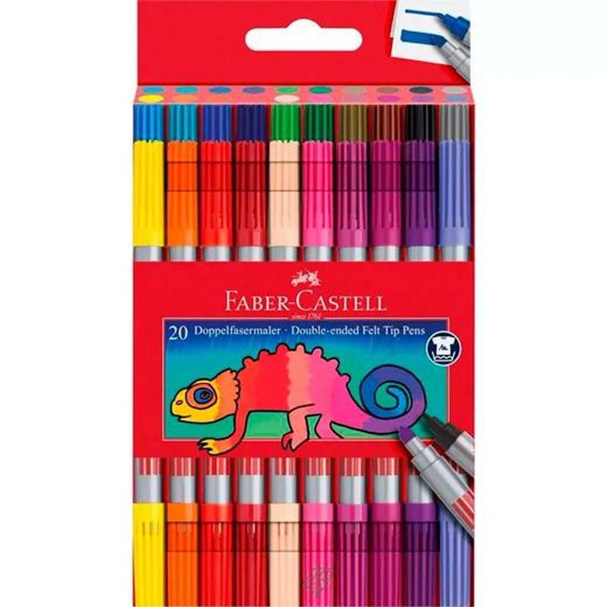 Set de Rotuladores Faber-Castell Estuche Multicolor (5 Unidades)  Comprati.