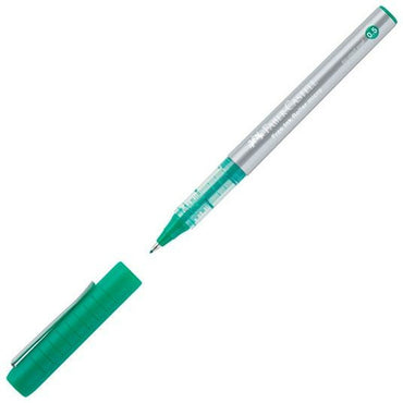 Boligrafo de tinta líquida Faber-Castell Roller Free Ink Verde 0,5 mm (12 Unidades)  Comprati.