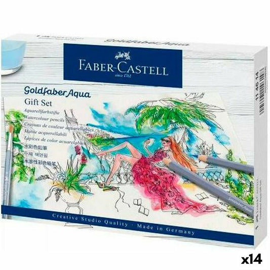 Set de Lápices Faber-Castell Acuarelable (14 Unidades)  Comprati.