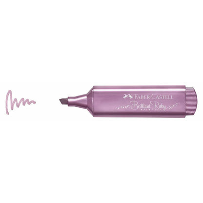 Subrayador Faber-Castell TEXTLINER 46 Rosa Rubí (10 Unidades)  Comprati.