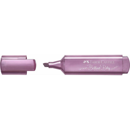 Subrayador Faber-Castell TEXTLINER 46 Rosa Rubí (10 Unidades)  Comprati.