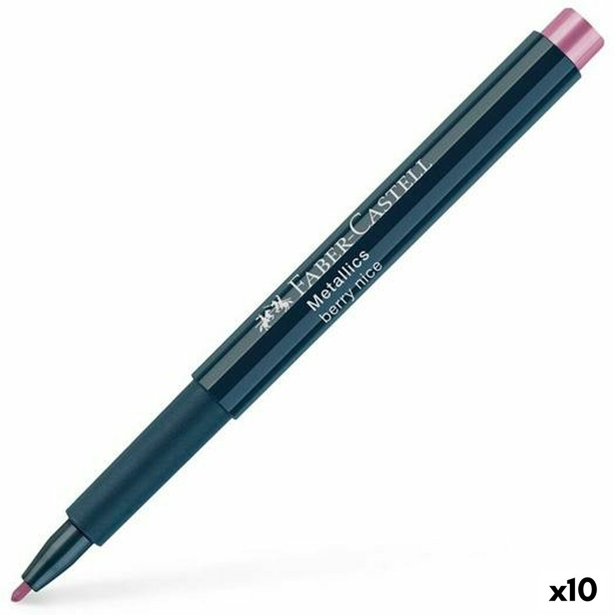 Rotuladores Faber-Castell Metallics Berry Nice Rosa (10 Unidades)  Comprati.