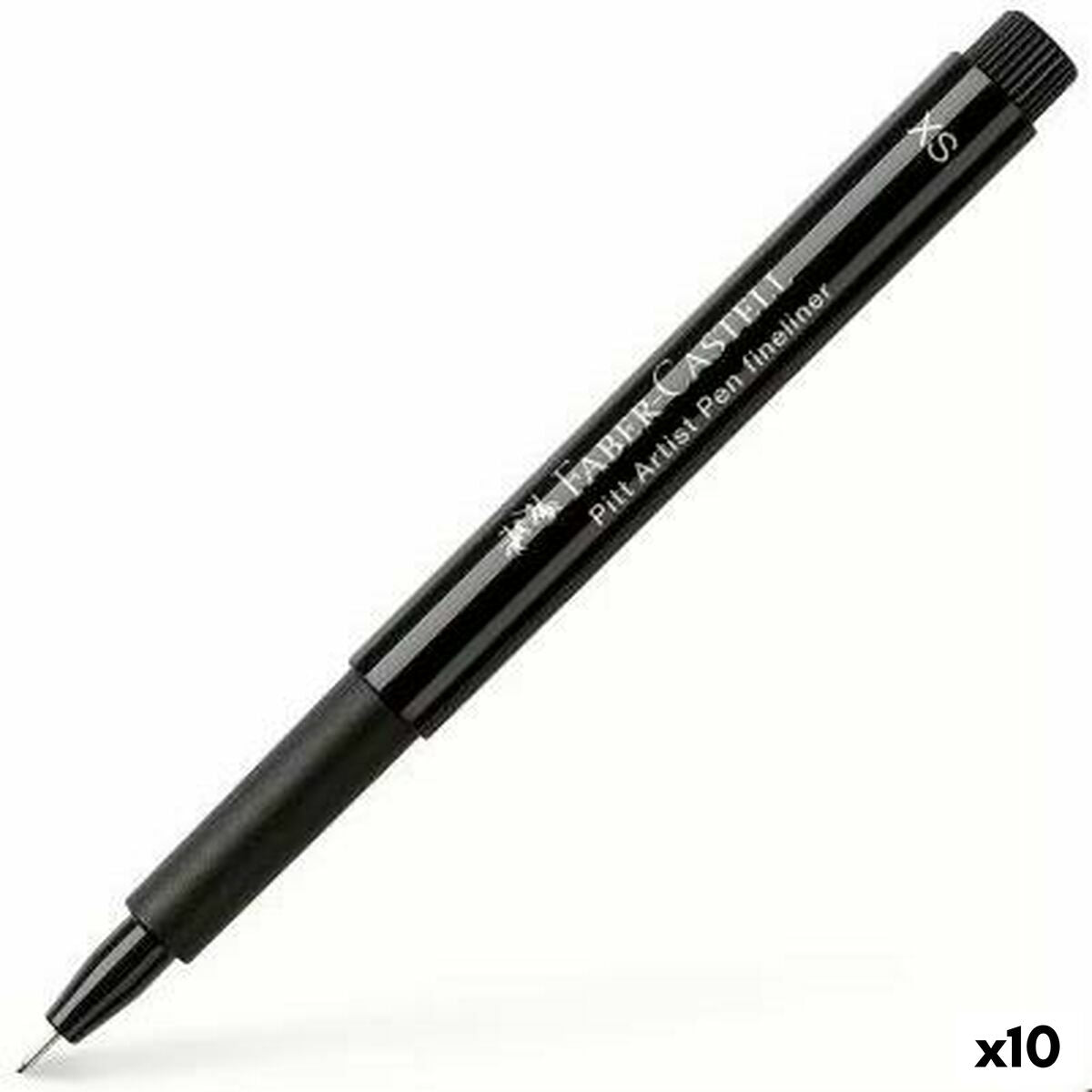 Rotulador permanente Faber-Castell Pitt Artist Rotulador permanente Negro (10 Unidades)  Comprati.