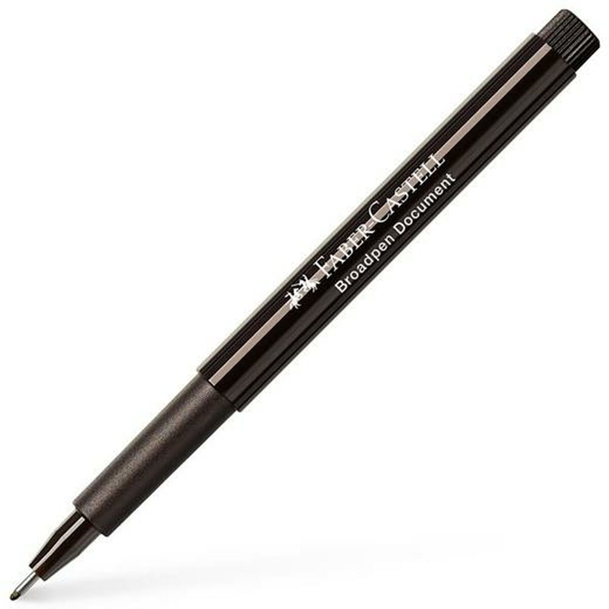 Rotuladores Faber-Castell Broadpen Document Negro (10 Unidades)  Comprati.