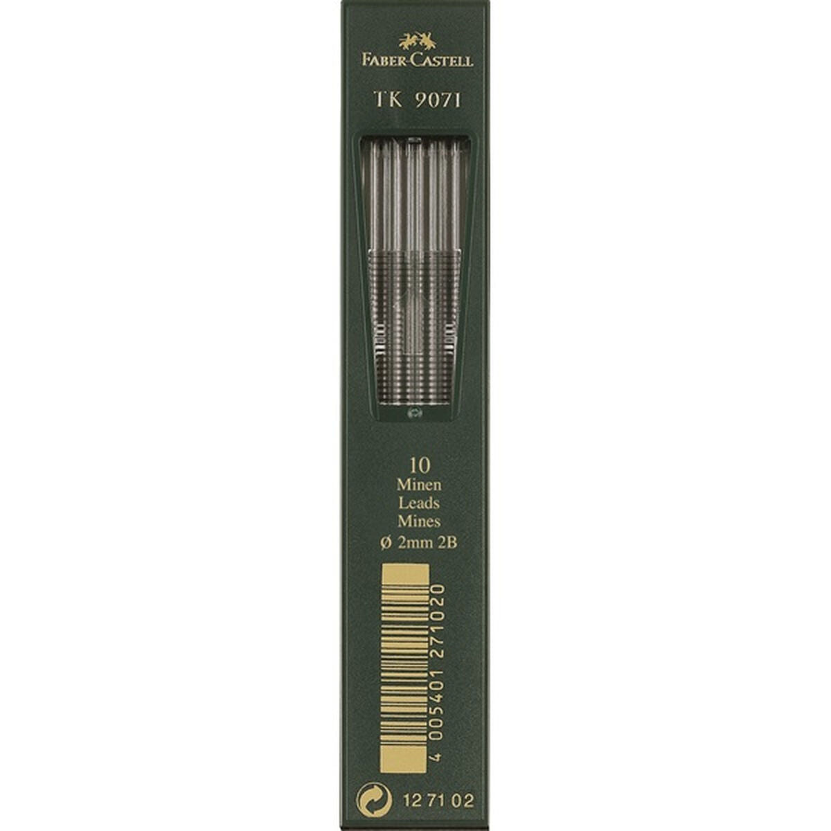 Recambio de mina Faber-Castell TK 9071 2 mm (5 Unidades)  Comprati.