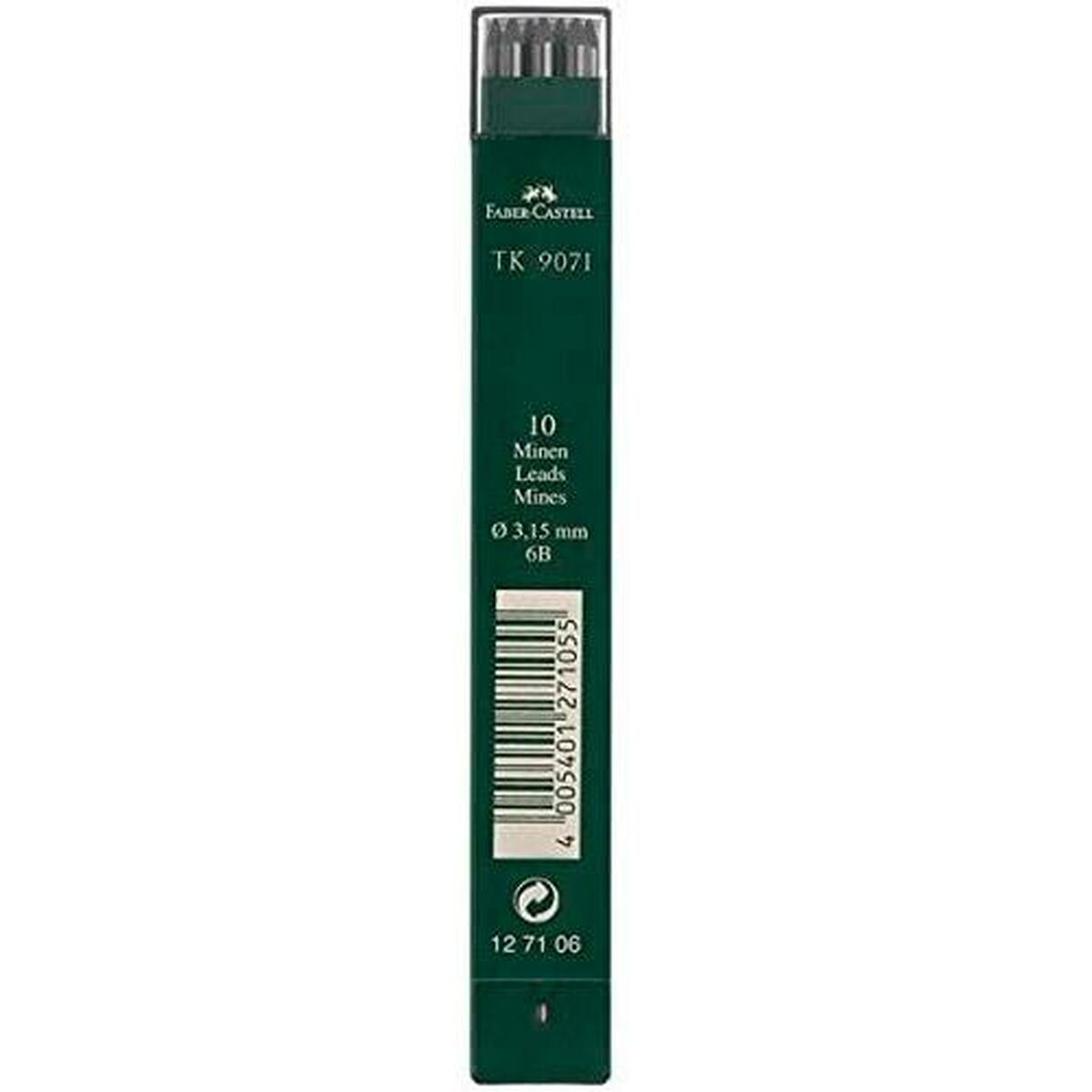 Recambio de mina Faber-Castell Madera 3 Piezas 6B  Comprati.