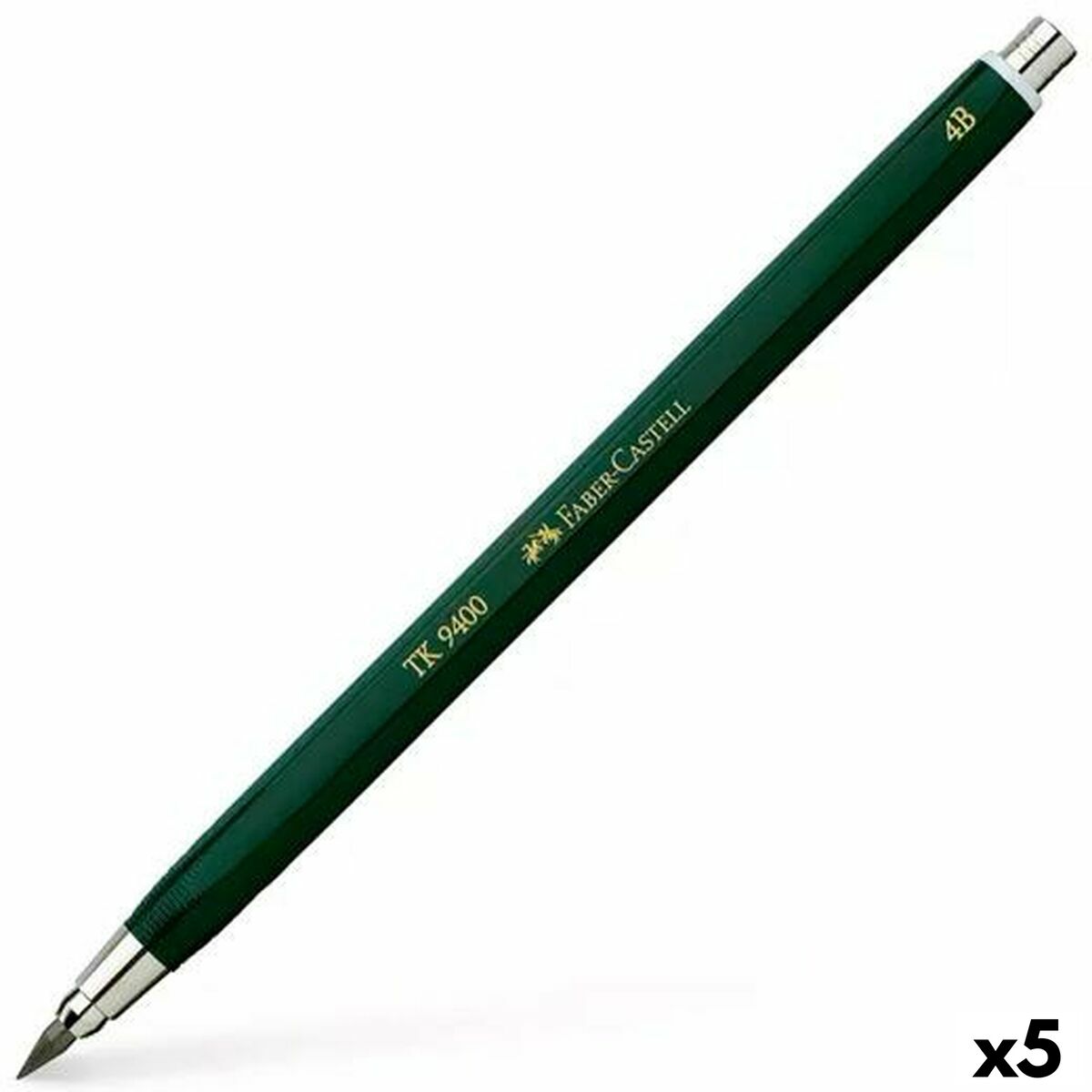 Portaminas Faber-Castell Tk 9400 3 Verde (5 Unidades)  Comprati.