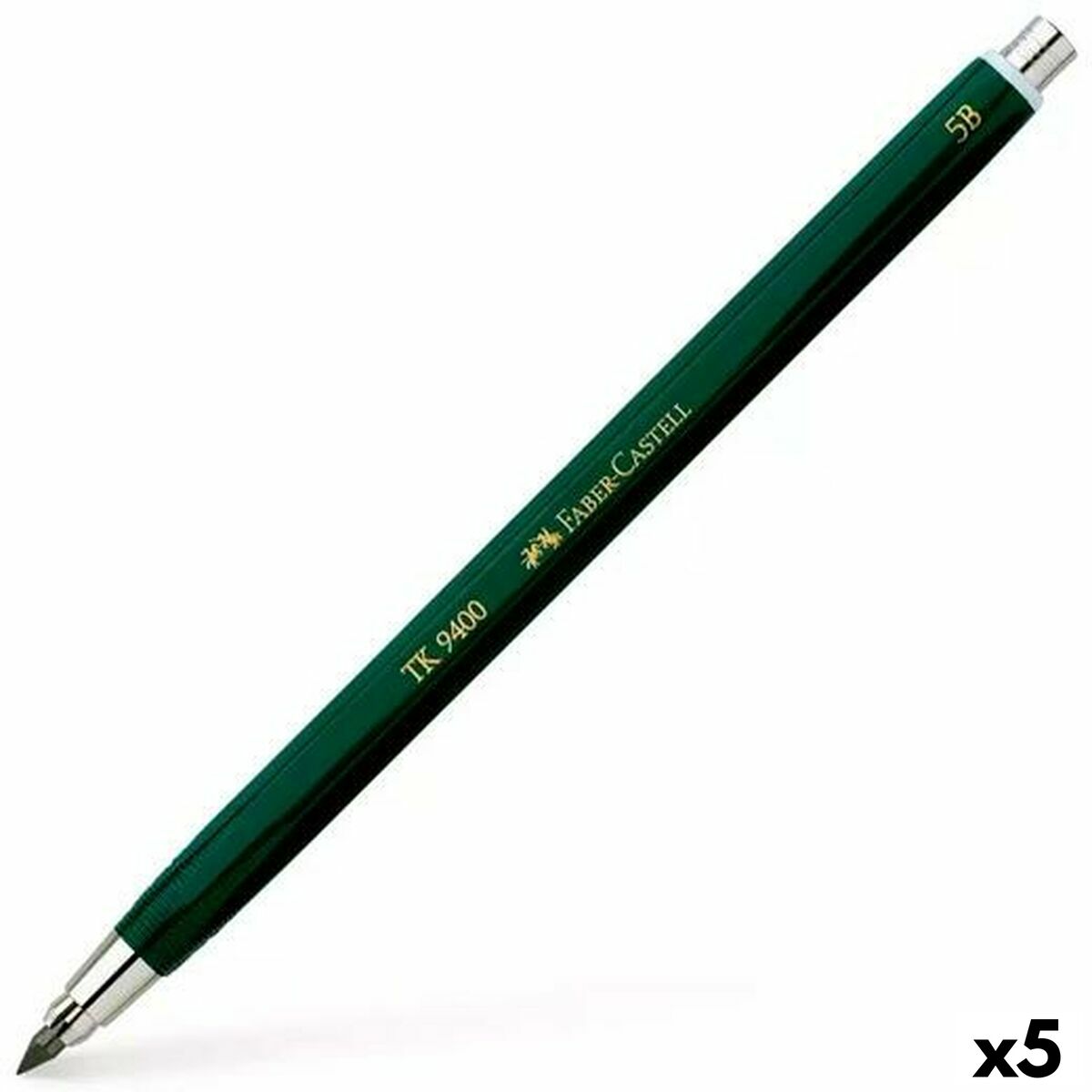 Portaminas Faber-Castell Tk 9400 3 Verde (5 Unidades)  Comprati.