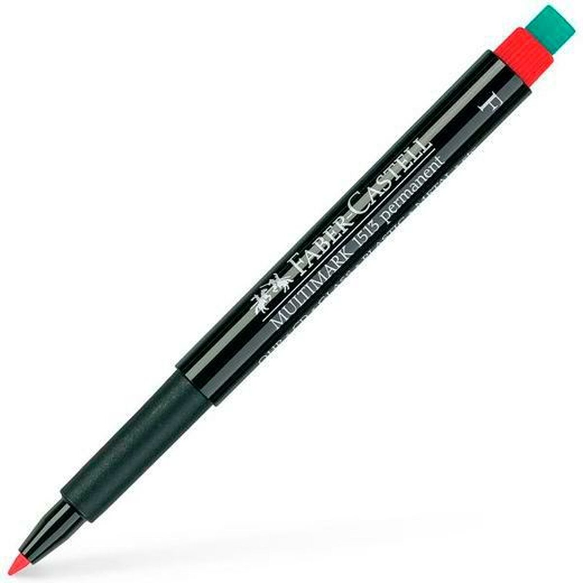 Rotulador permanente Faber-Castell Multimark 1513 F Rojo (10 Unidades)  Comprati.