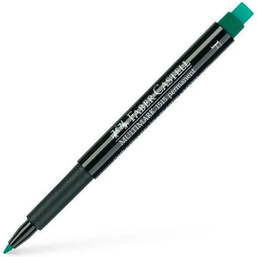 Rotulador permanente Faber-Castell Multimark 1513 F Verde (10 Unidades)  Comprati.