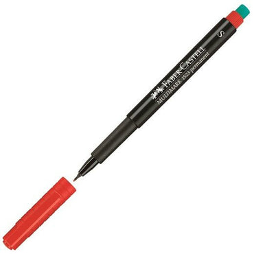 Rotulador permanente Faber-Castell Multimark 1523 M Rojo (10 Unidades)  Comprati.