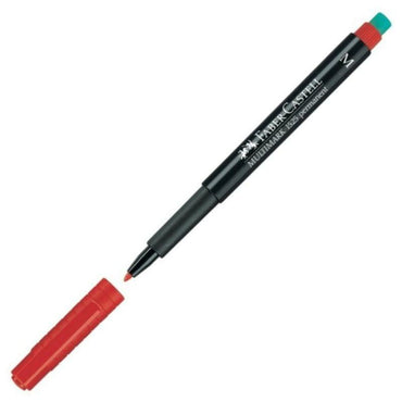 Rotulador permanente Faber-Castell Multimark 1525 M Rojo (10 Unidades)  Comprati.