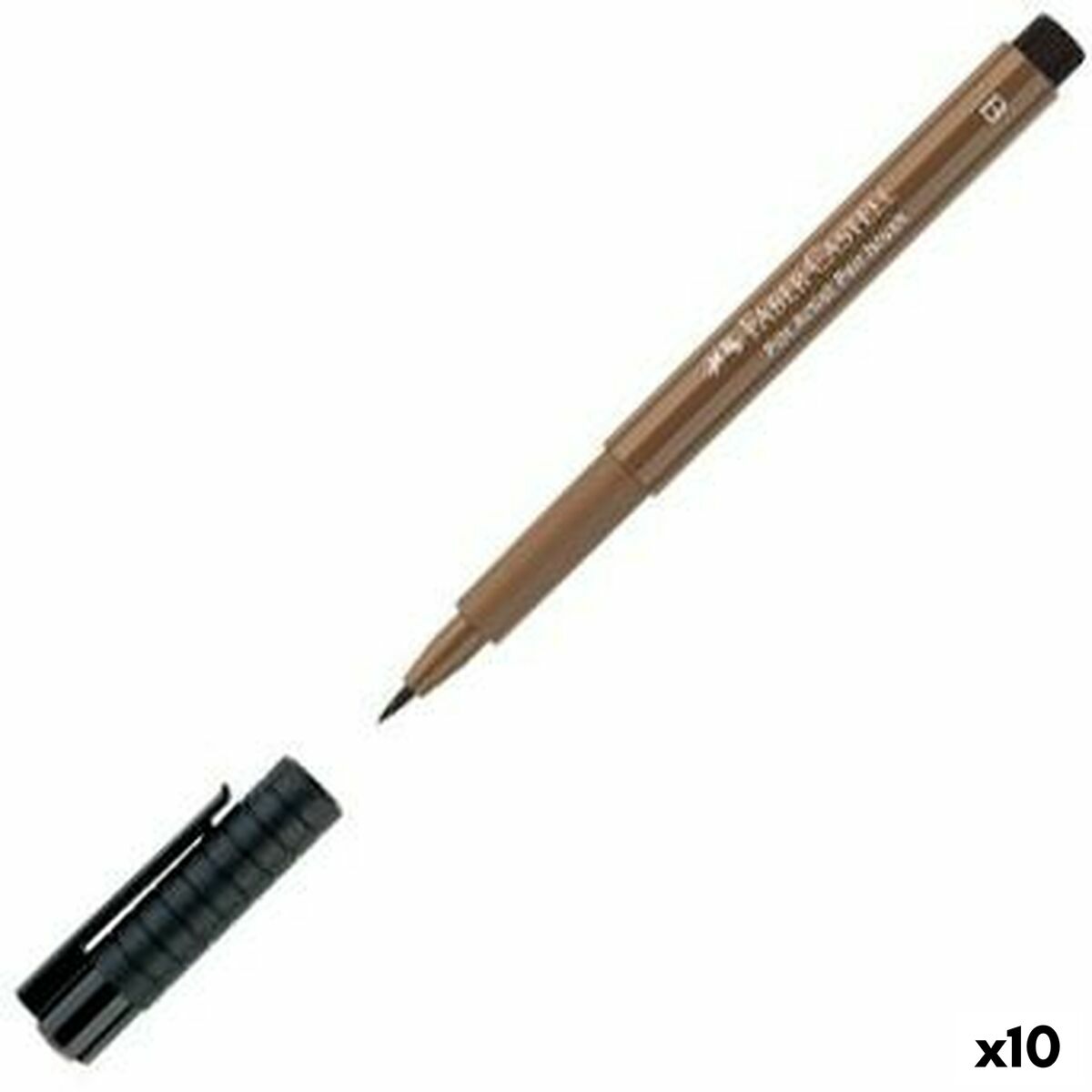 Rotuladores Faber-Castell Pitt Artist Turrón (10 Unidades)  Comprati.